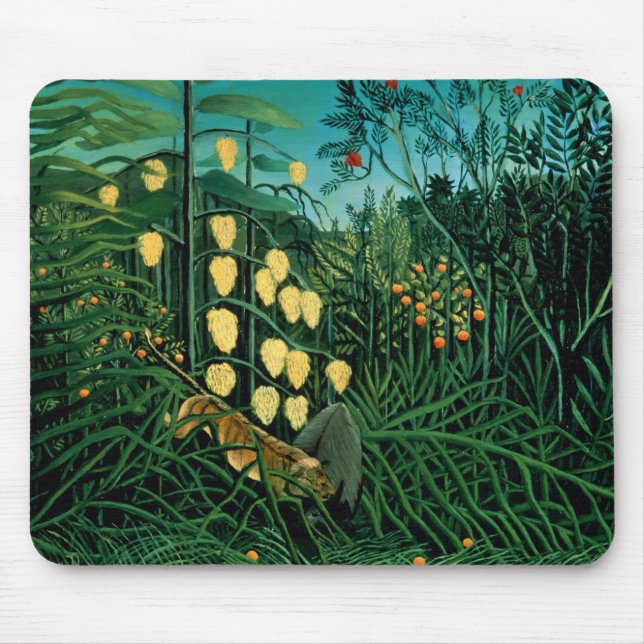 Tropischer Wald Mousepad (Vorne)