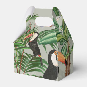 Tropischer Wald & Toucan Birds Geschenkschachtel