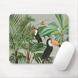 Tropischer Wald & Toucan Birds Mousepad