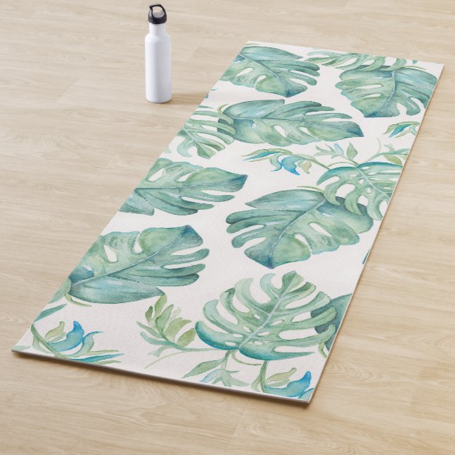 Tropischer Wasserpark Monstera Yogamatte (Beispiel)