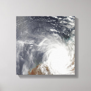 Tropischer Wirbelsturm Laurence über Western Leinwanddruck
