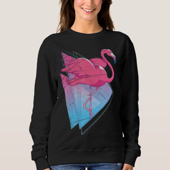 Tropischer Zoo Bird 80s Sweatshirt (Vorderseite)
