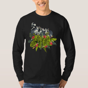 Tropischer Zoo Tier Sifakas Madagascar Monkey Lemu T-Shirt