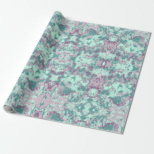 Tropisches Abstraktes Musterpapier Geschenkpapier