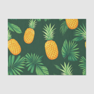 Tropisches Ananas-Blatt-Muster Seidenpapier
