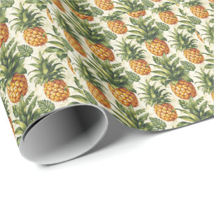 Tropisches Ananas-Geschenkpapier Geschenkpapier