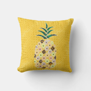 Tropisches Ananas-Kissen Kissen
