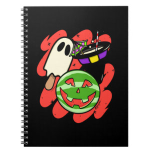 Tropisches Ananas-Monster Halloween-Klassiker Notizblock
