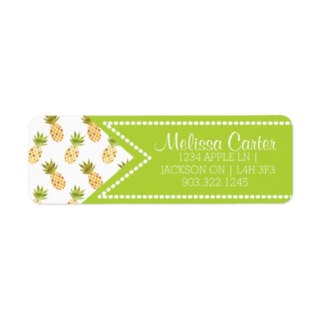 Tropisches Ananas-Muster (Vorne)