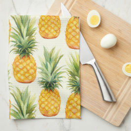 Tropisches Ananas-Muster Geschirrtuch