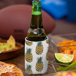 Tropisches Ananas nahtloses Muster Dosenkühler