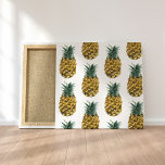 Tropisches Ananas nahtloses Muster Leinwanddruck<br><div class="desc">Tropisches Ananas nahtloses Muster</div>