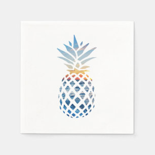 Tropisches Ananas-Themen-Geburtstagsfeier Serviette