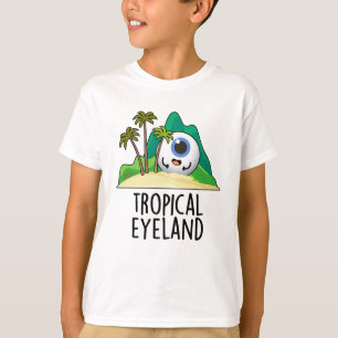 Tropisches Auge Land Funny Island Pun T-Shirt