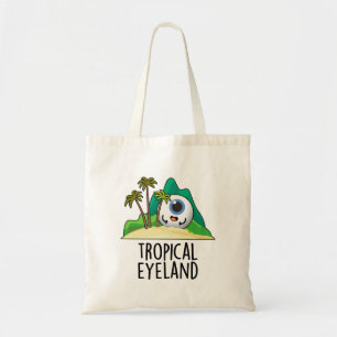 Tropisches Auge Land Funny Island Pun Tragetasche