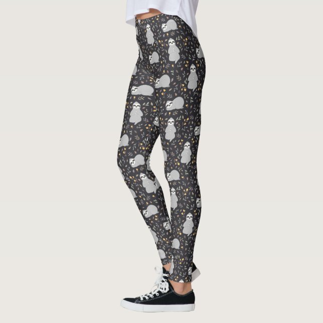 Tropisches Baby-Trägheits-Muster Leggings (Links)