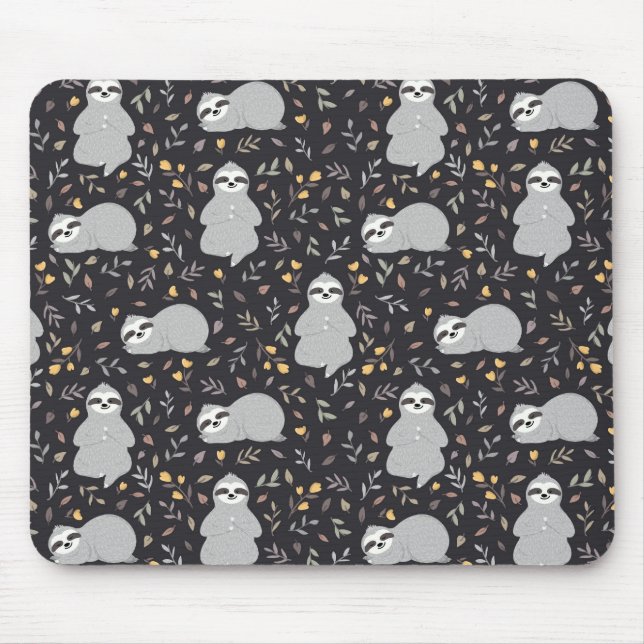 Tropisches Baby-Trägheits-Muster Mousepad (Vorne)