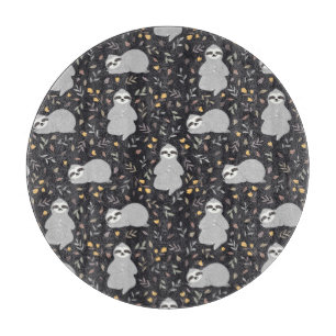 Tropisches Baby-Trägheits-Muster Schneidebrett