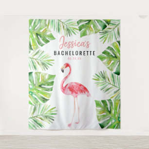 Tropisches Bachelorette Foto Prop Wandteppich