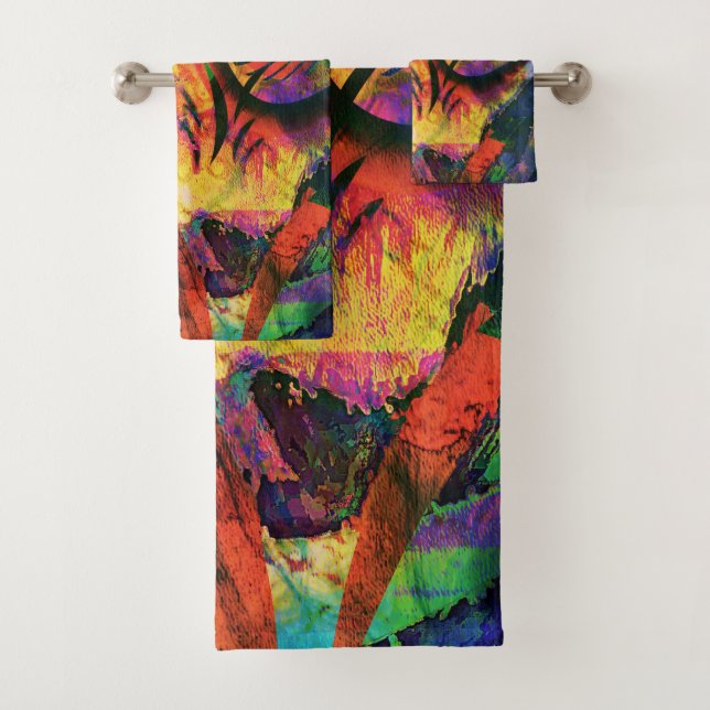 Tropisches Bad-Set Badhandtuch Set (Insitu)