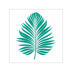 Tropisches Blatt, Natur-Pflanzen-Gartenkunst Permastempel