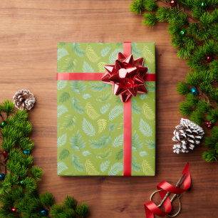 Tropisches Blätter-Muster 16 Geschenkpapier