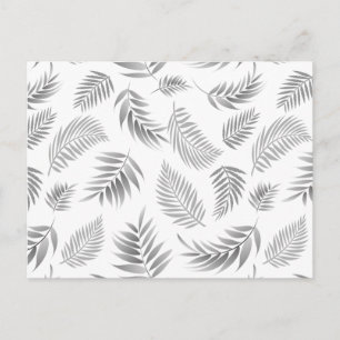 Tropisches Blätter-Muster 3 Postkarte