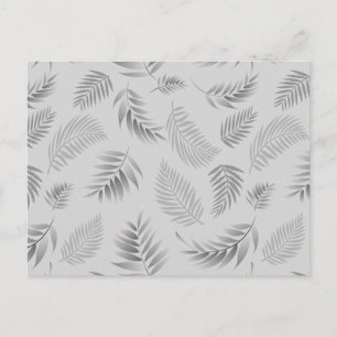 Tropisches Blätter-Muster 5 Postkarte