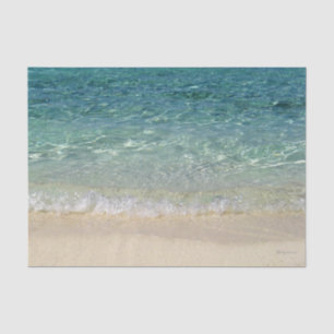 Tropisches blaues Ozean-Wasser 1 Seidenpapier