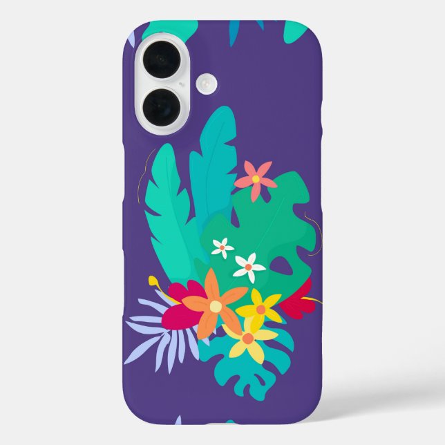 Tropisches Blossom Case-Mate iPhone Hülle (Rückseite)