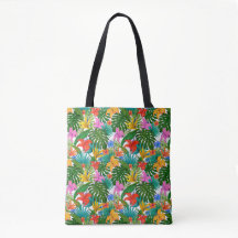 TROPISCHES BLUMEN-BOTANISCHES MUSTER