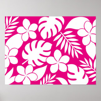 Tropisches Blumenposter zum Handkolorieren und Aus Poster