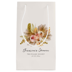 Tropisches Blumenvintage-Brautjungfernparty Kleine Geschenktüte