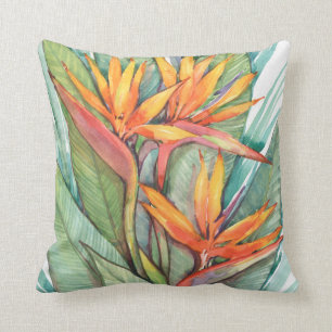 Tropisches botanisches Paradies II Kissen