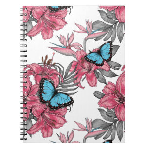 Tropisches Bouquet Notizblock