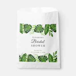 Tropisches Brautparty Dschungel Wasserfarbenwelt Geschenktütchen