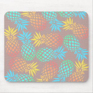 tropisches buntes Ananasmuster des eleganten Mousepad