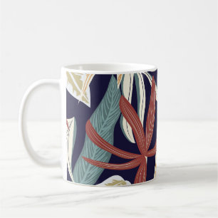 Tropisches Dunkel: kreative Pflanze Kaffeetasse