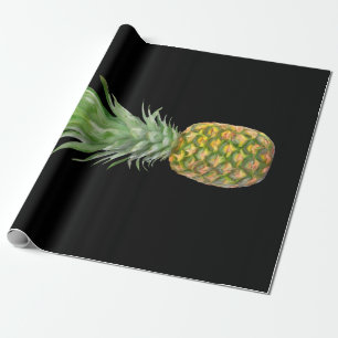 Tropisches Elegant Gelbe Ananas Geschenkpapier