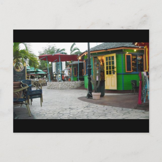 Tropisches Essen Postkarte (Vorderseite)