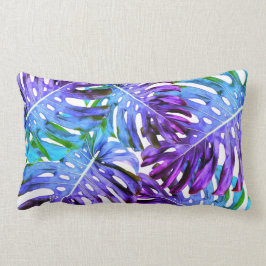 Tropisches Fantasie-Paradies Monstera verlässt Lendenkissen