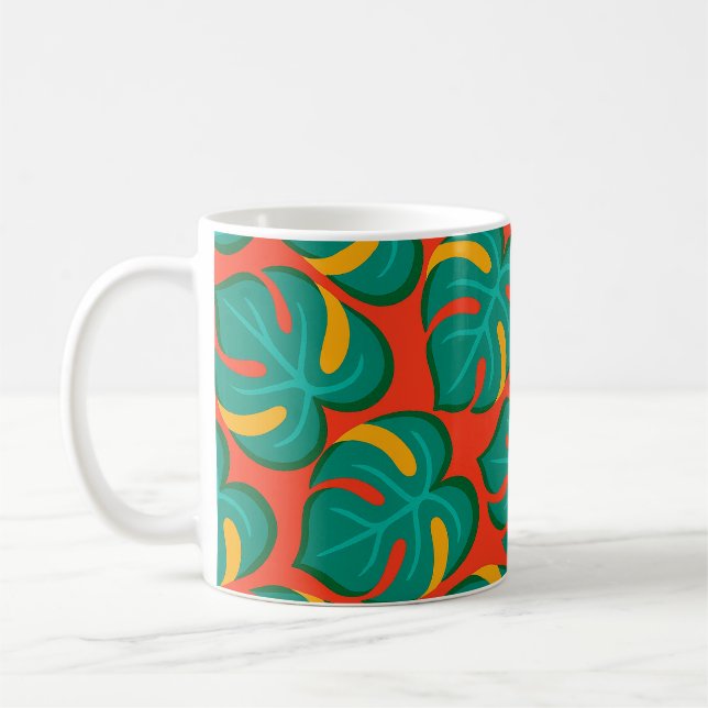 Tropisches Fiesta-Muster Kaffeetasse (Links)