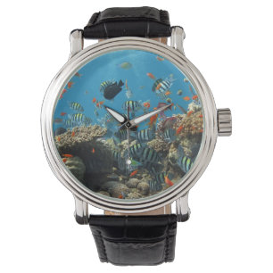 Tropisches Fisch-Chaos Armbanduhr