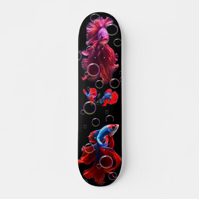 Tropisches Fisch-Skateboard Skateboard (Vorne)