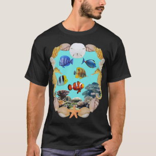 Tropisches Fisch-und Riff-Shirt T-Shirt
