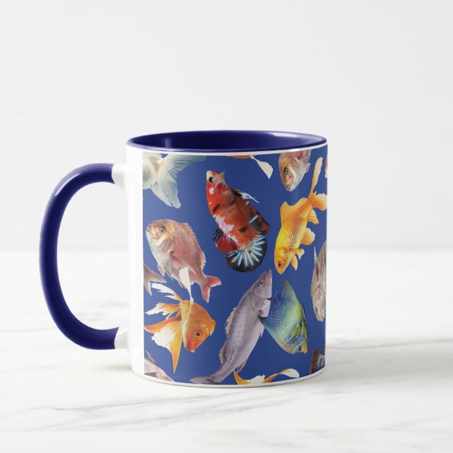 tropisches Fischmuster Tasse (Links)