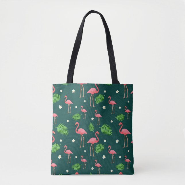 Tropisches Flamingo-Muster (Vorderseite)