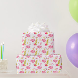 Tropisches Flamingos Wrapping Paper Geschenkpapier