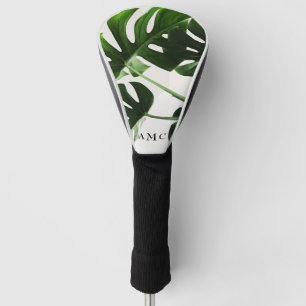 Tropisches Folienmonogramm Golf Headcover