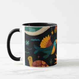 Tropisches Freunde-Kombitassen-Geschenk Tasse
